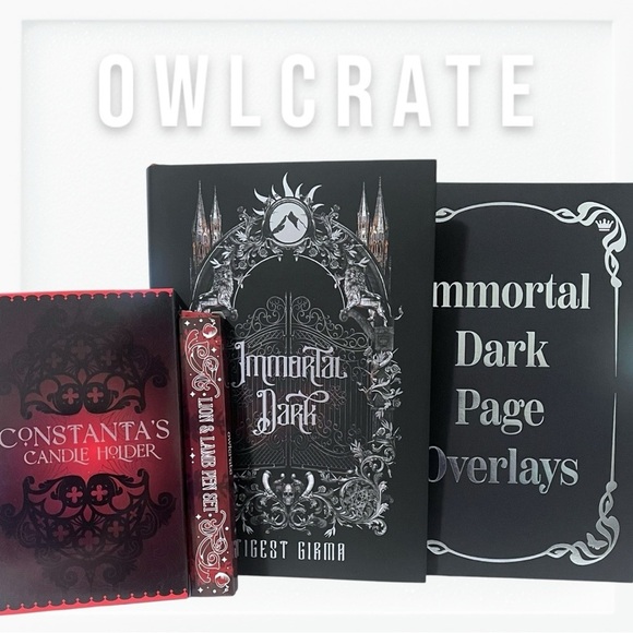 Owlcrate October Immortal Dark by Tigest Girma Subscription Book Box - Picture 1 of 13